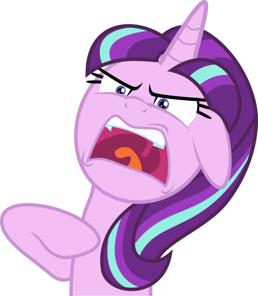 starlight glimmer yells by xebck-d8oh47j