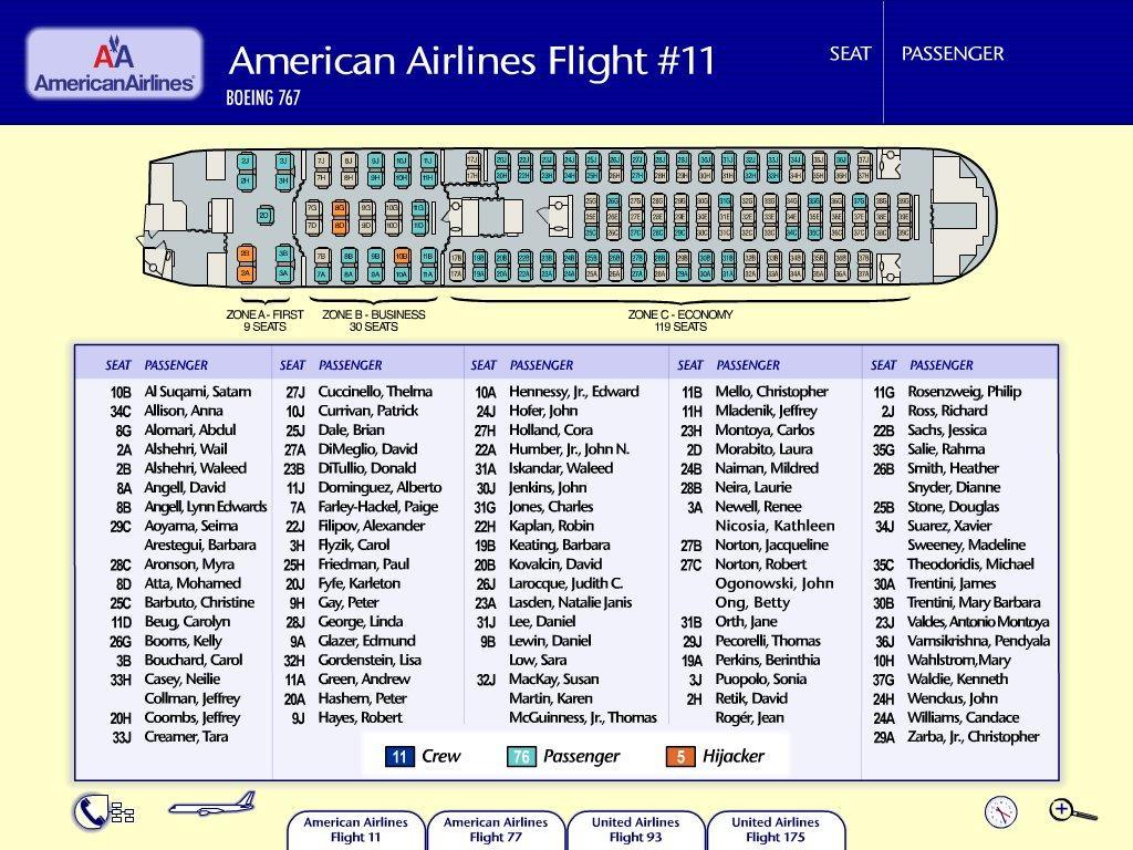 aa11 seating fbi