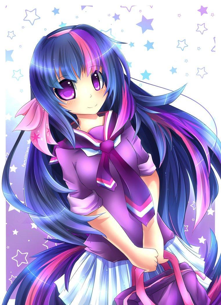 mlp gakusei   twilight sparkle by fenrix