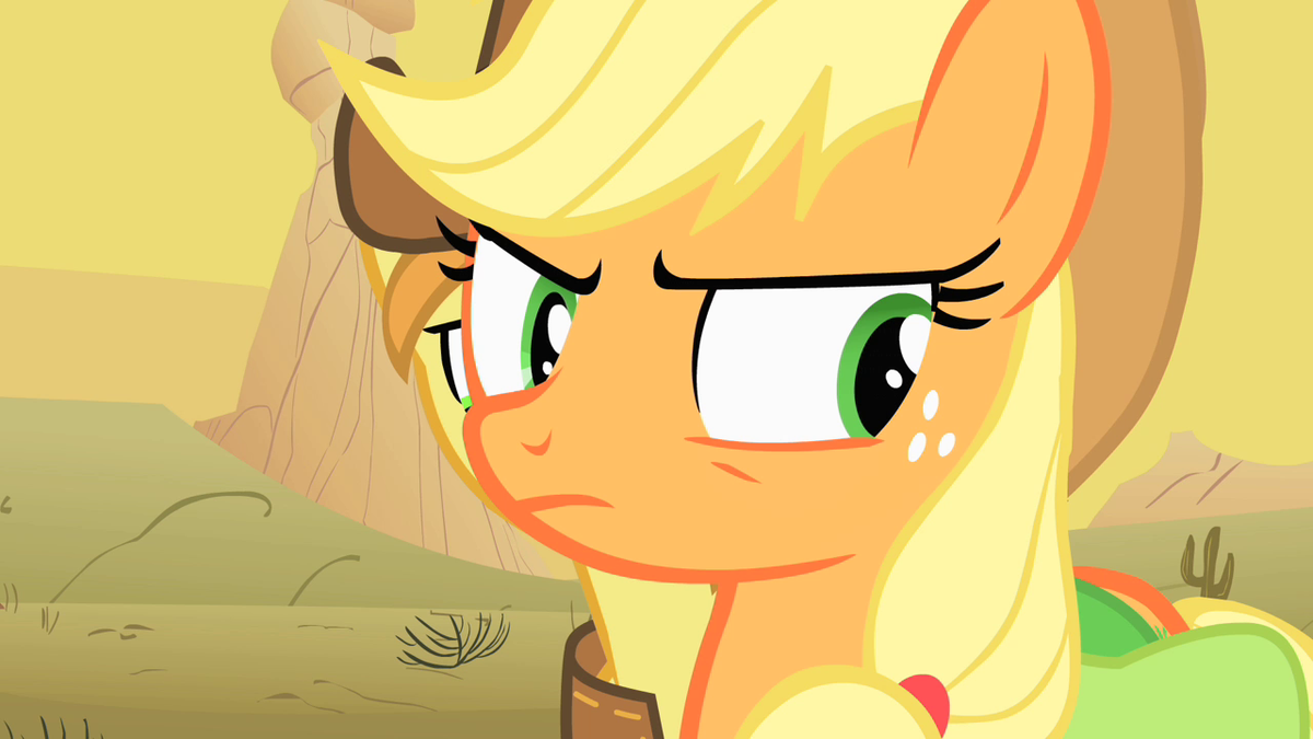 Applejack angry over what happened S1E21