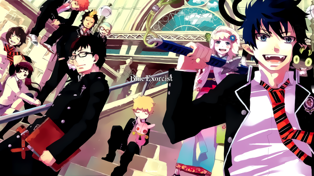 blue exorcist wallpaper by t1a60-d3nueum