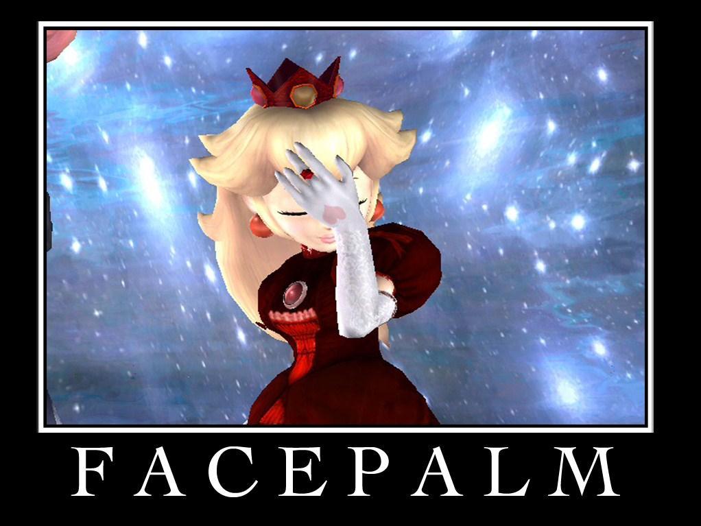 443e04 Peach Facepalm 