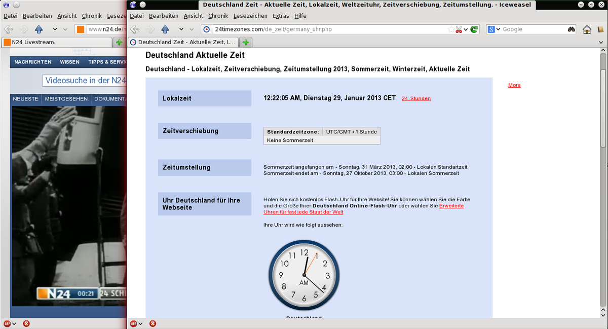 f76ebc zeitunterschied