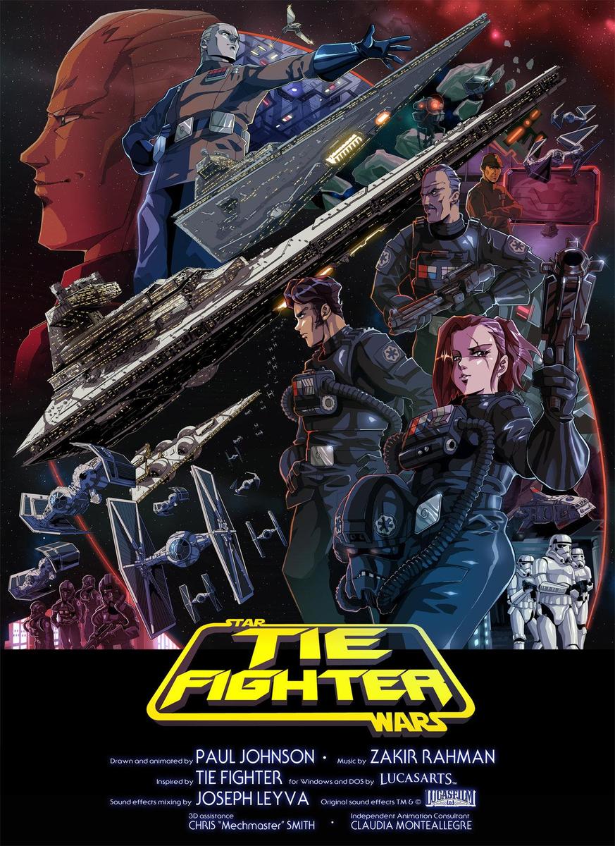 tie fighter poster by mightyotaking-d8mw