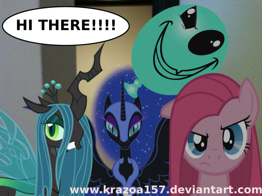 mlp villains pay me a visit by krazoa157