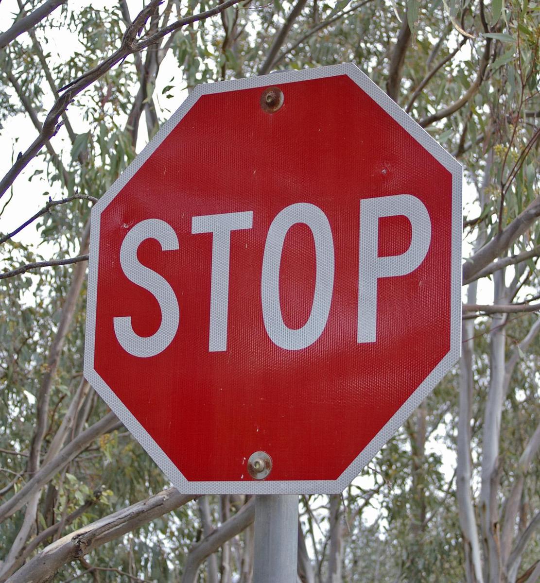 STOP sign