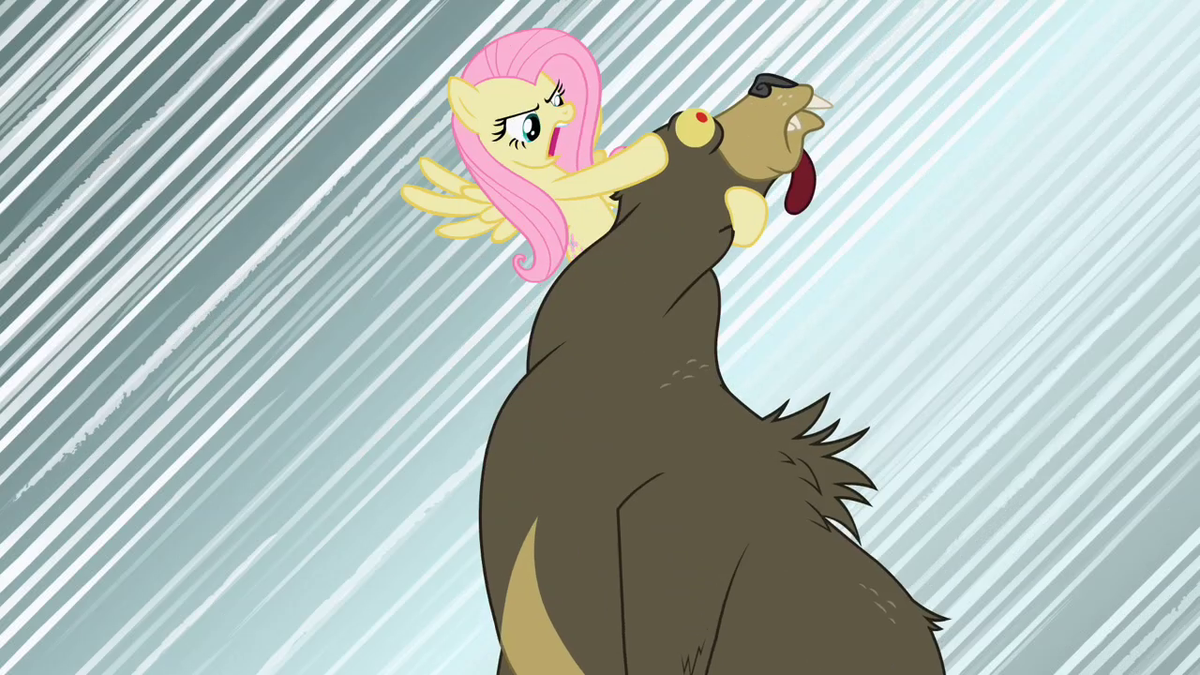 Fluttershy snaps bears neck S02E03