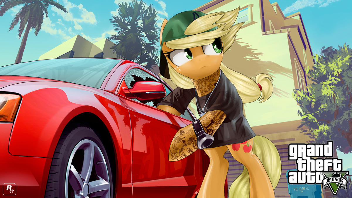 lamar  applejack  gtav by supermare-d858