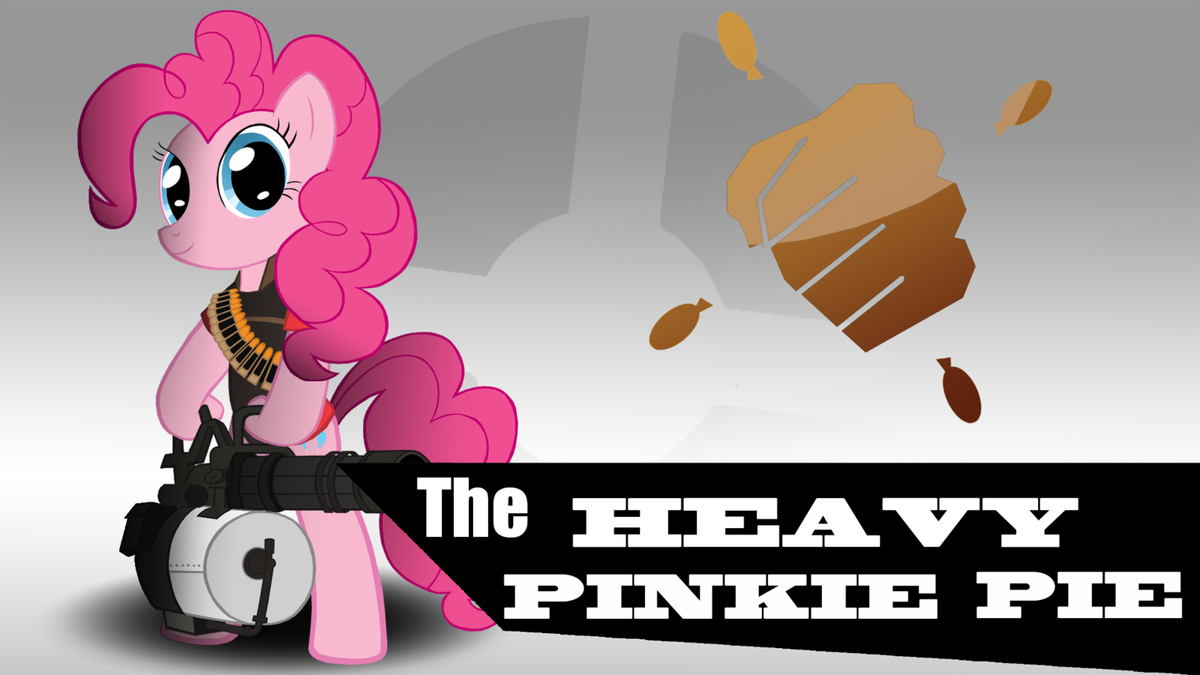 heavy pinkie pie   wallpaper  by thealja