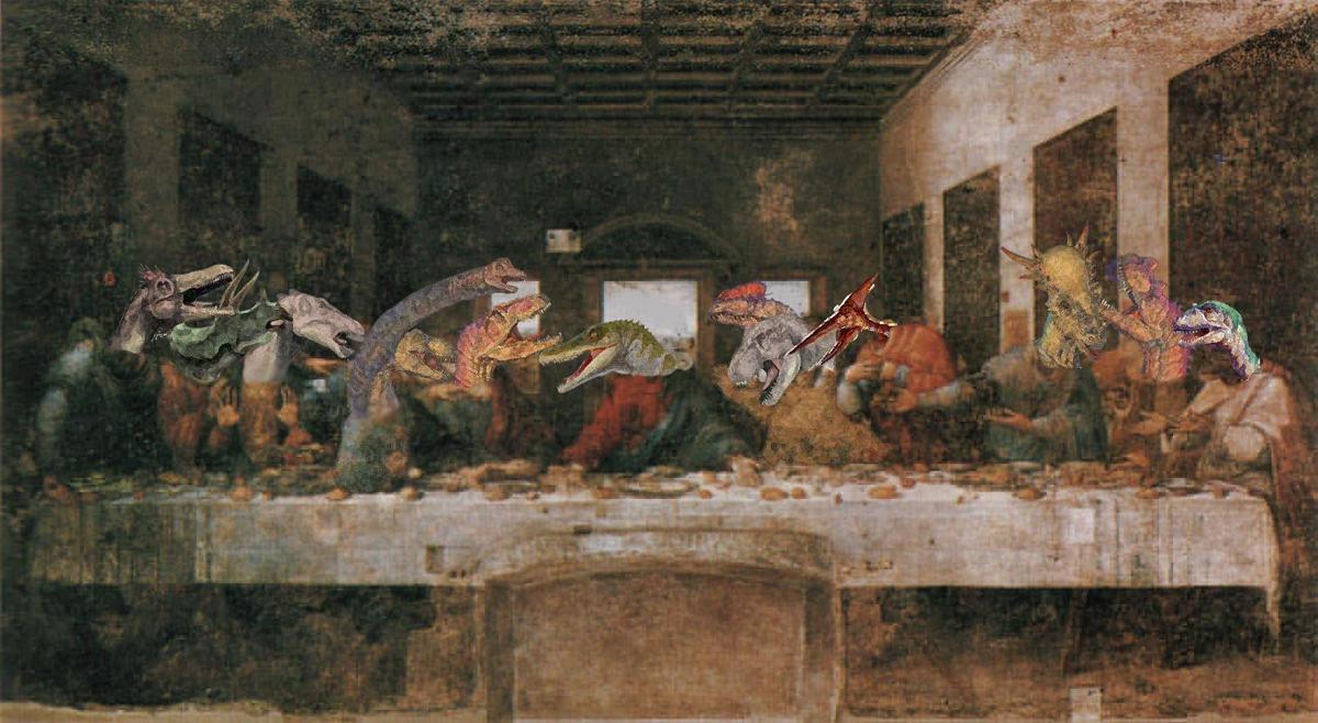 Dinosaur Last Supper