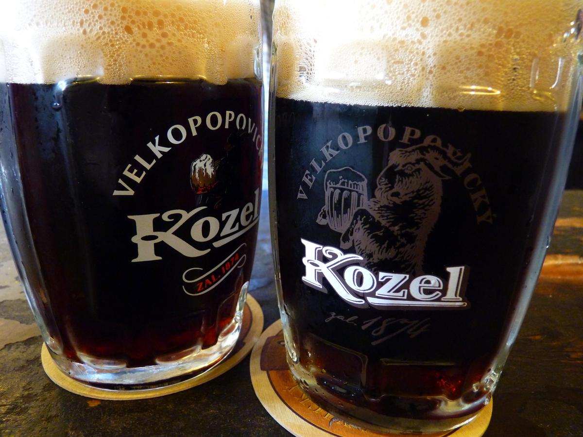 Velkepopovicky Kozel beer
