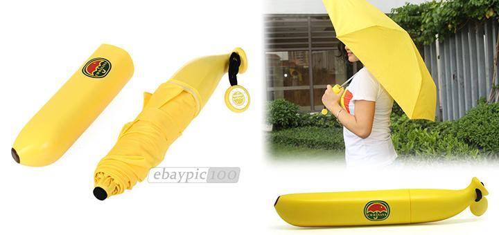 Bananenschirm-Regenschirm-Banane