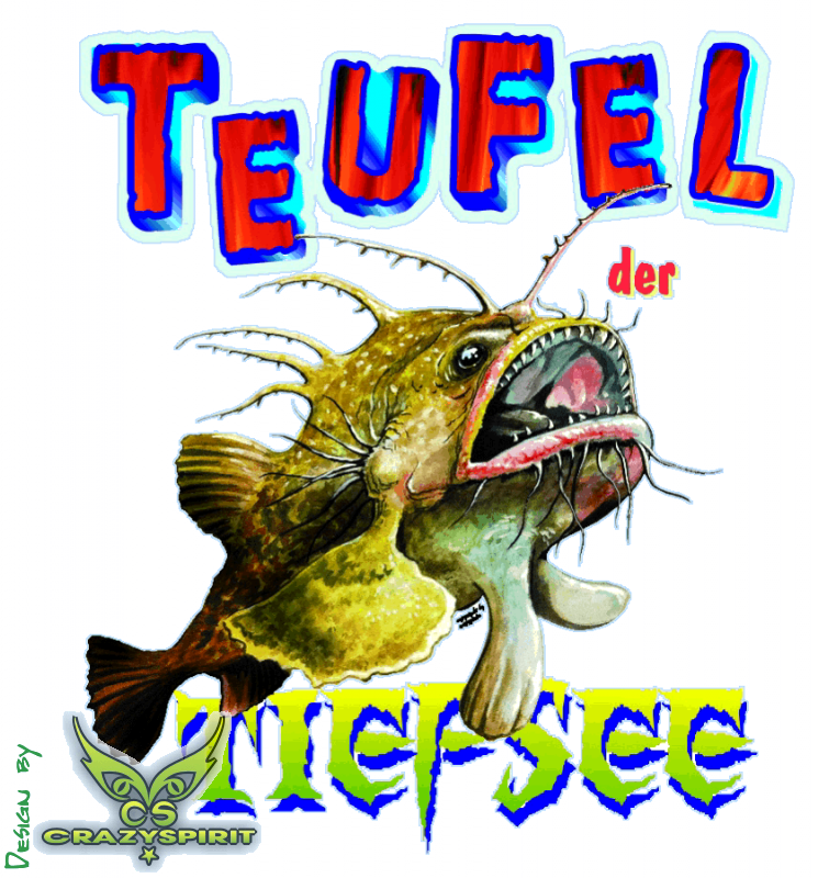 Teufel-der-Tiefsee-1-Anglermotiv-T-Shirt