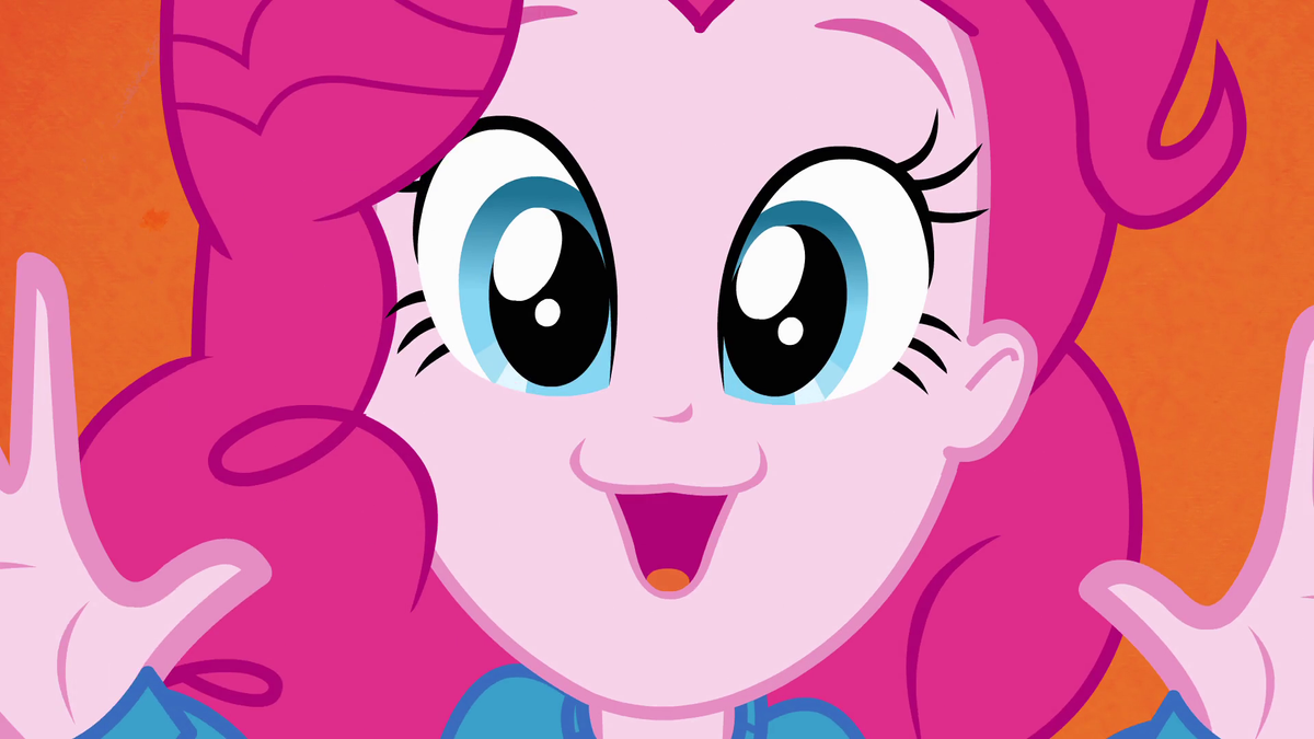 Pinkie Pie 22hands up now22 EG