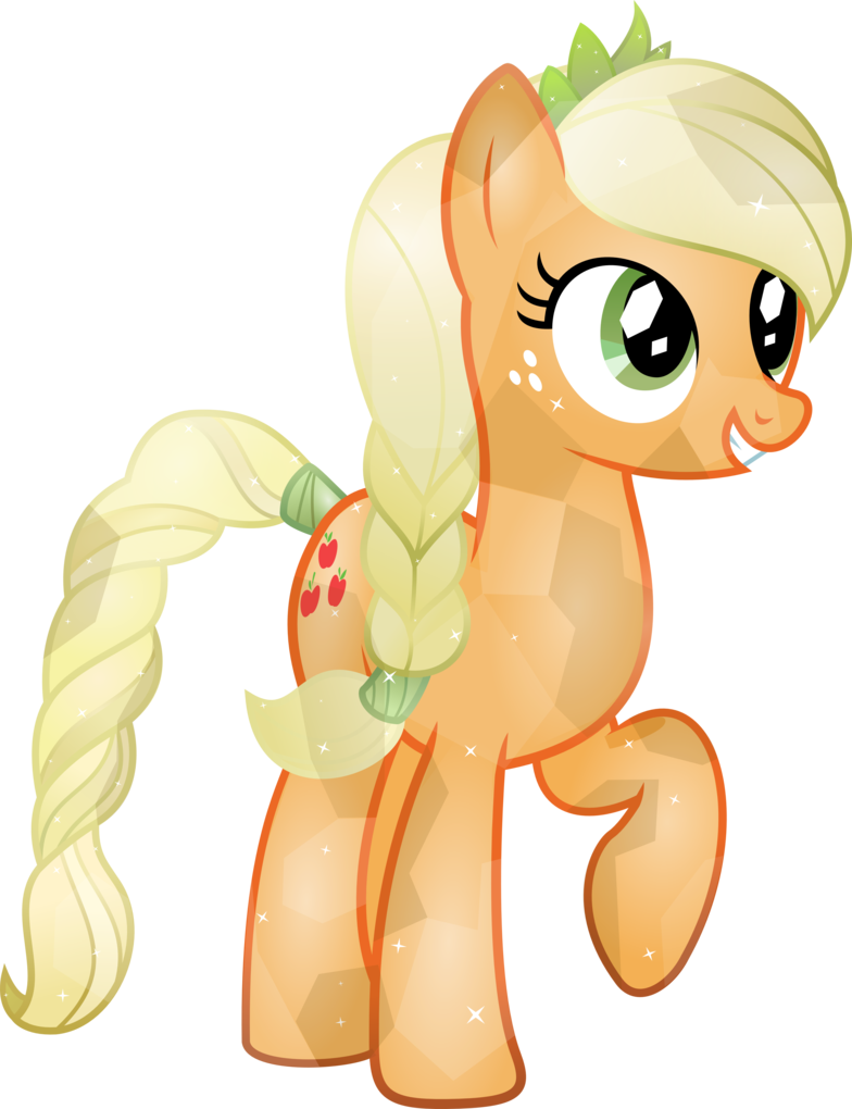 crystal applejack by theshadowstone-d6dl