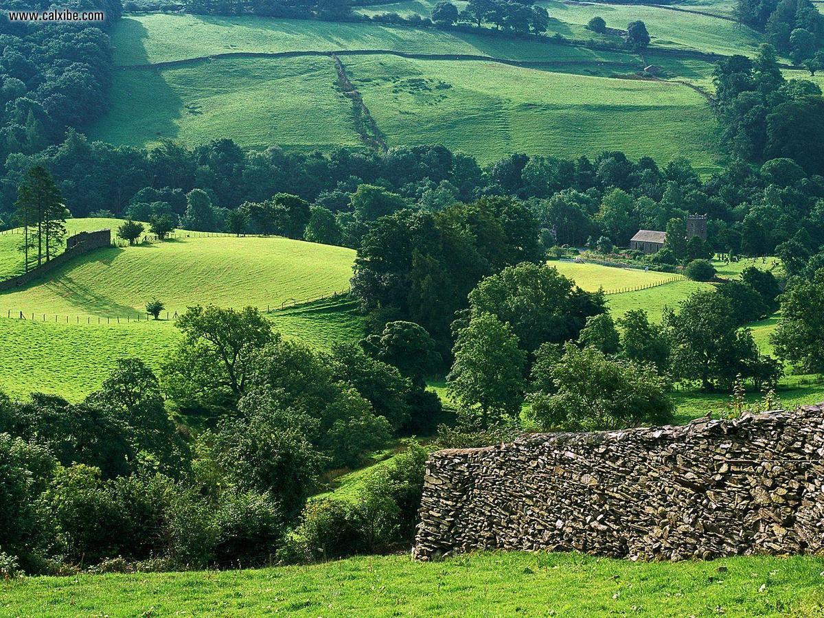 Hills of Troutbeck Lake District England