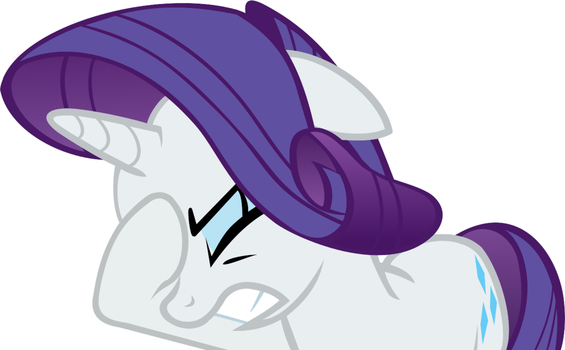 rarity facehoof vector by buttsurgeon-d5