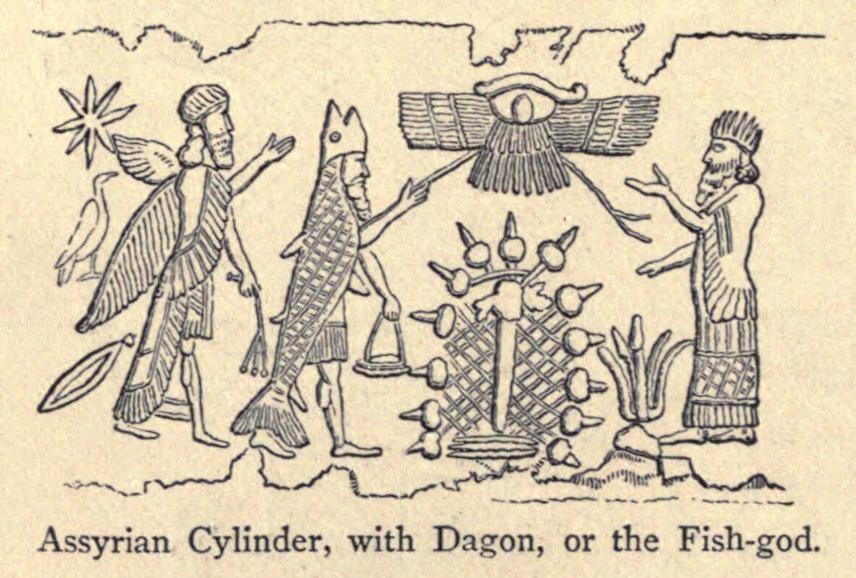 Assyrian Cylinder2C with Dagon2C or the 