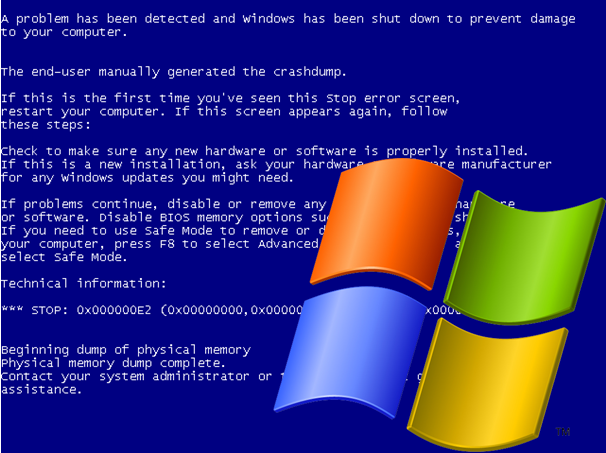 bluescreen