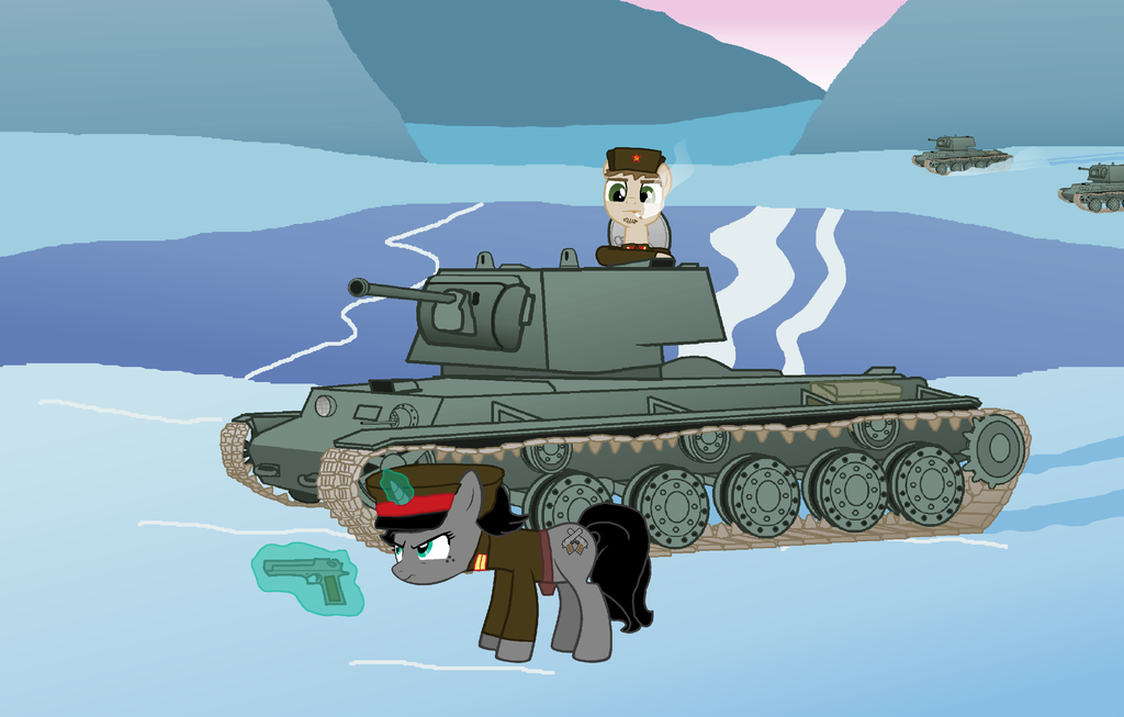 kv 1 in the battle of the ice lake by de
