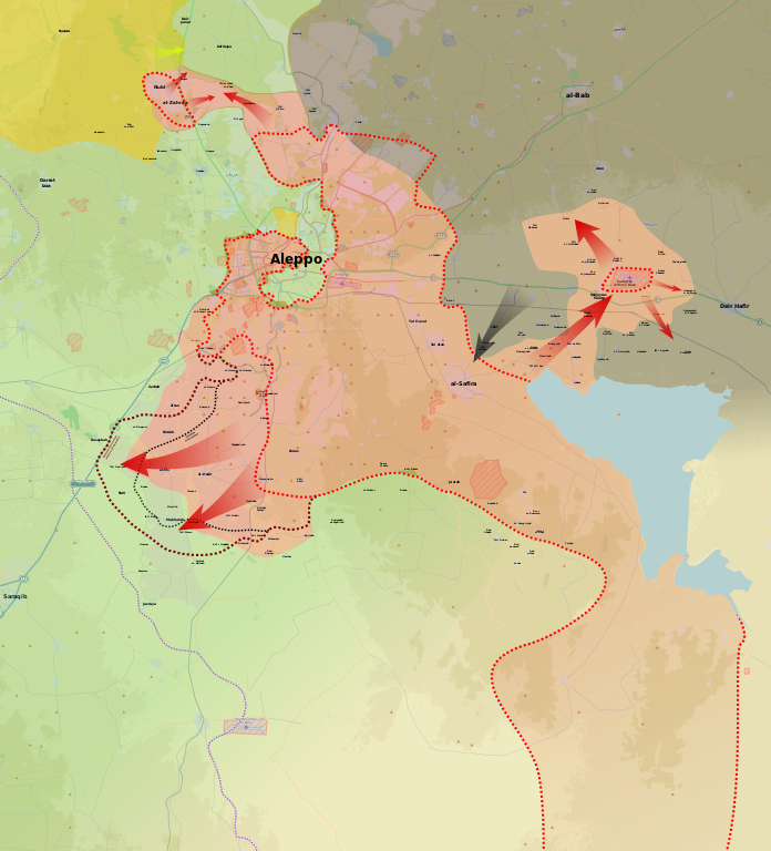 696px Aleppo Offensives 2015.svg