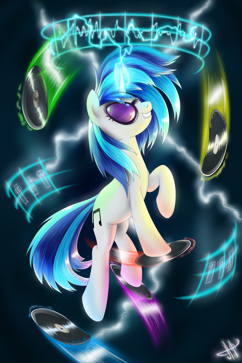 vinyl scratch by jaz1rus-d4x9pmd