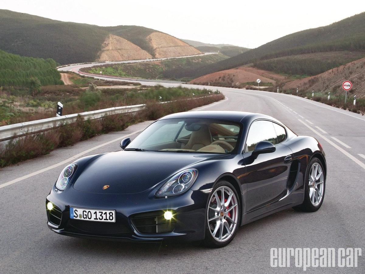 2014 porsche cayman s driver side front 