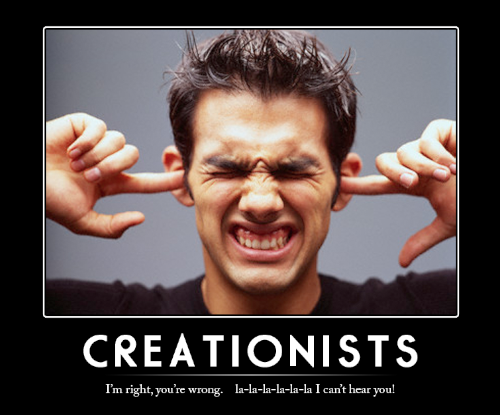 tHXQB08 creationists la la la