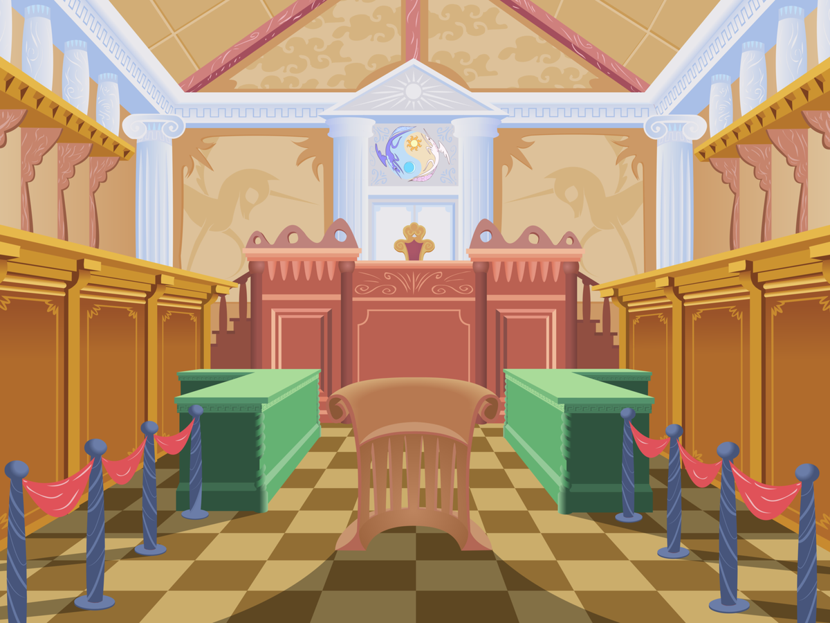 mlp fim   courtroom by sigmavirus1-d4whk