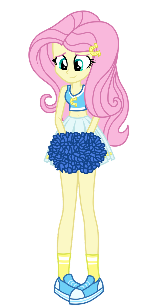 cheerleader fluttershy by mixiepie-d9vnq