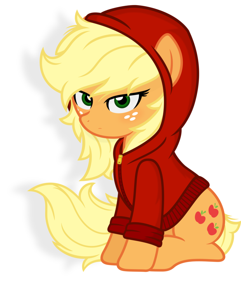 applejack hoodie by godoffury d8m9i4v.pn