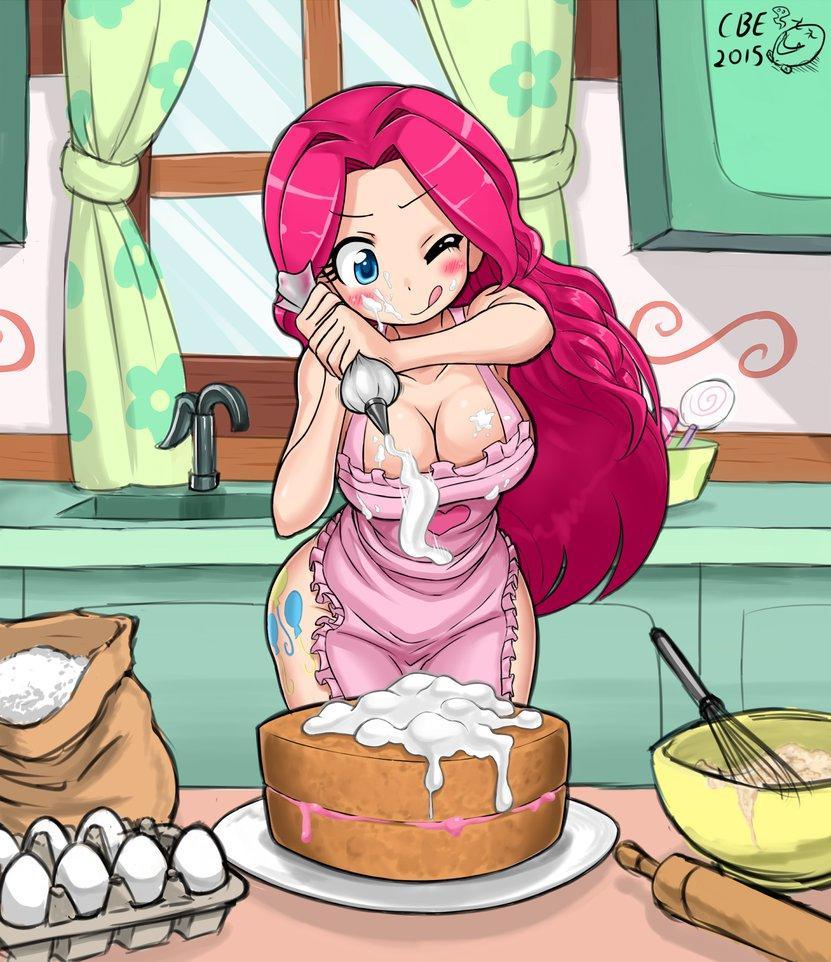 baking pinkie pie by crimsonbugeye-d8w9w