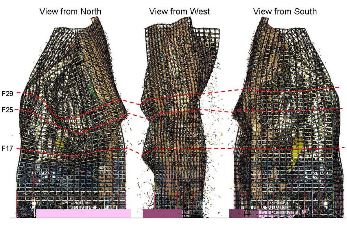 NIST 7 WTC Exterior buckling