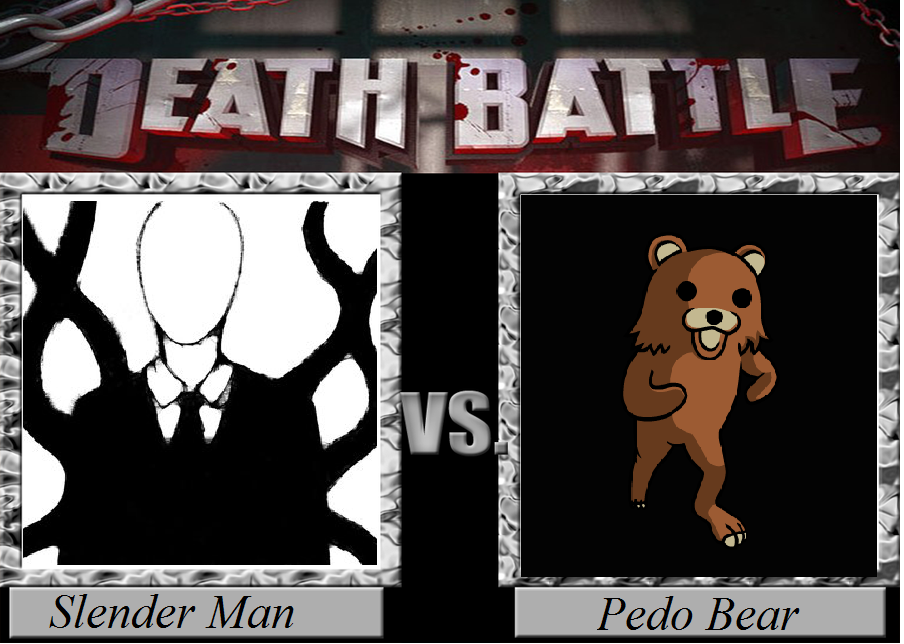 pedo bear vs slender man by thezero759-d
