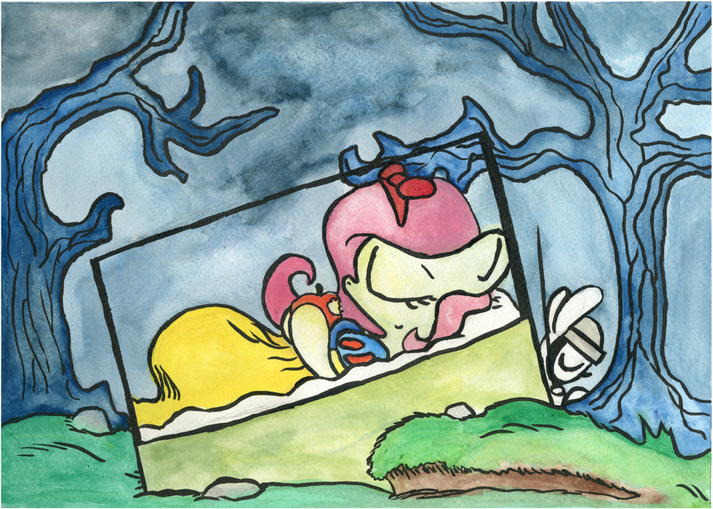 sleeping fluttershy by talonsoficeandfir