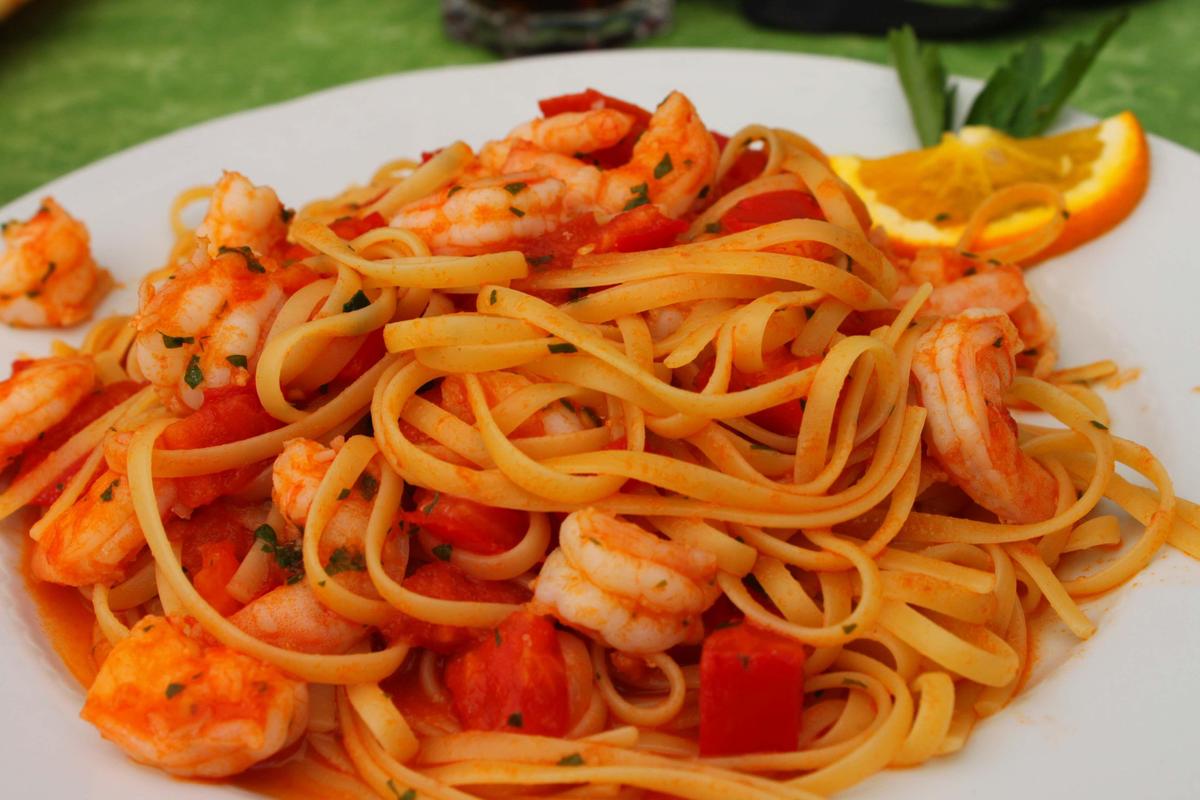 Tagliatelle Scampi