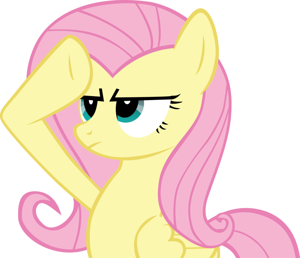 fluttershy salute by sircinnamon-d4szp6u