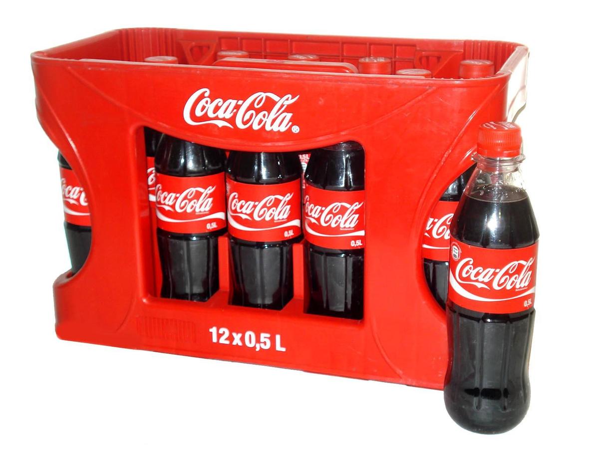 coca cola kiste mit 12 pet-flaschen a 05