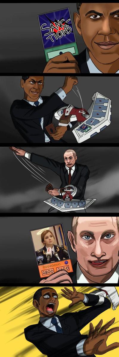 a duel between obama and putin by charle