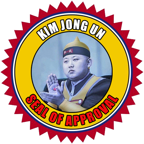 Kim jong un seal of approval v2