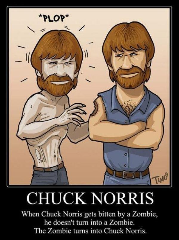 Chuck-Norris-bitten-by-Zombie