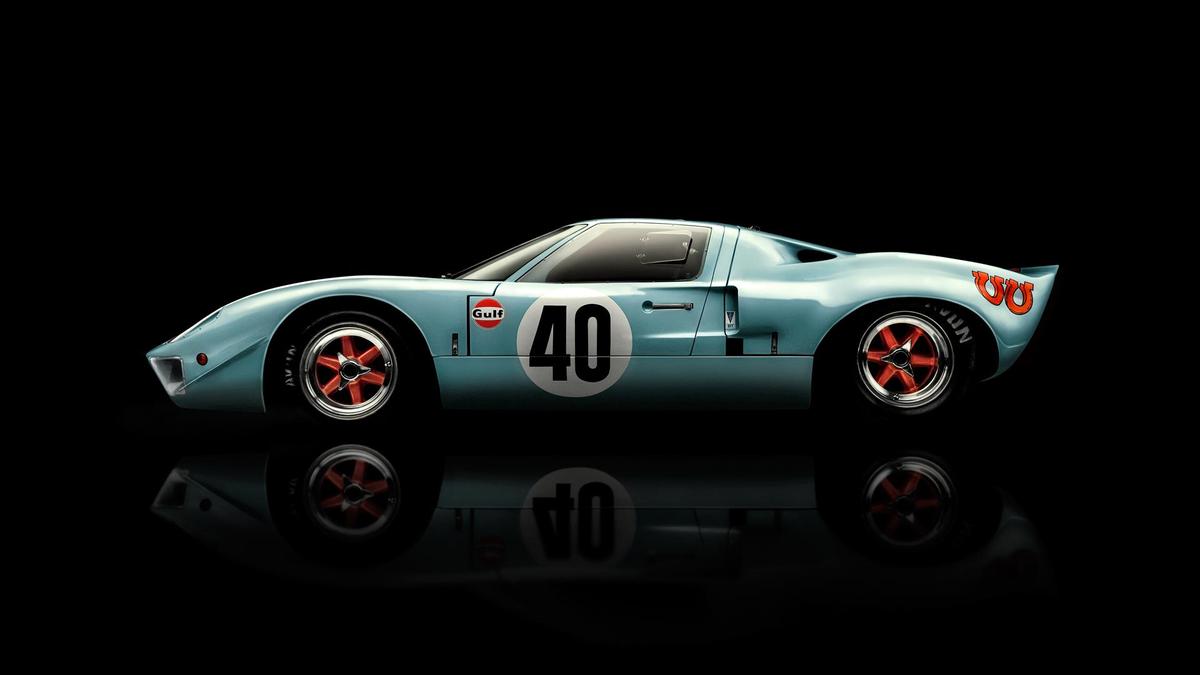 b21534 1968 Ford GT40 Gulf-Mirage owned 