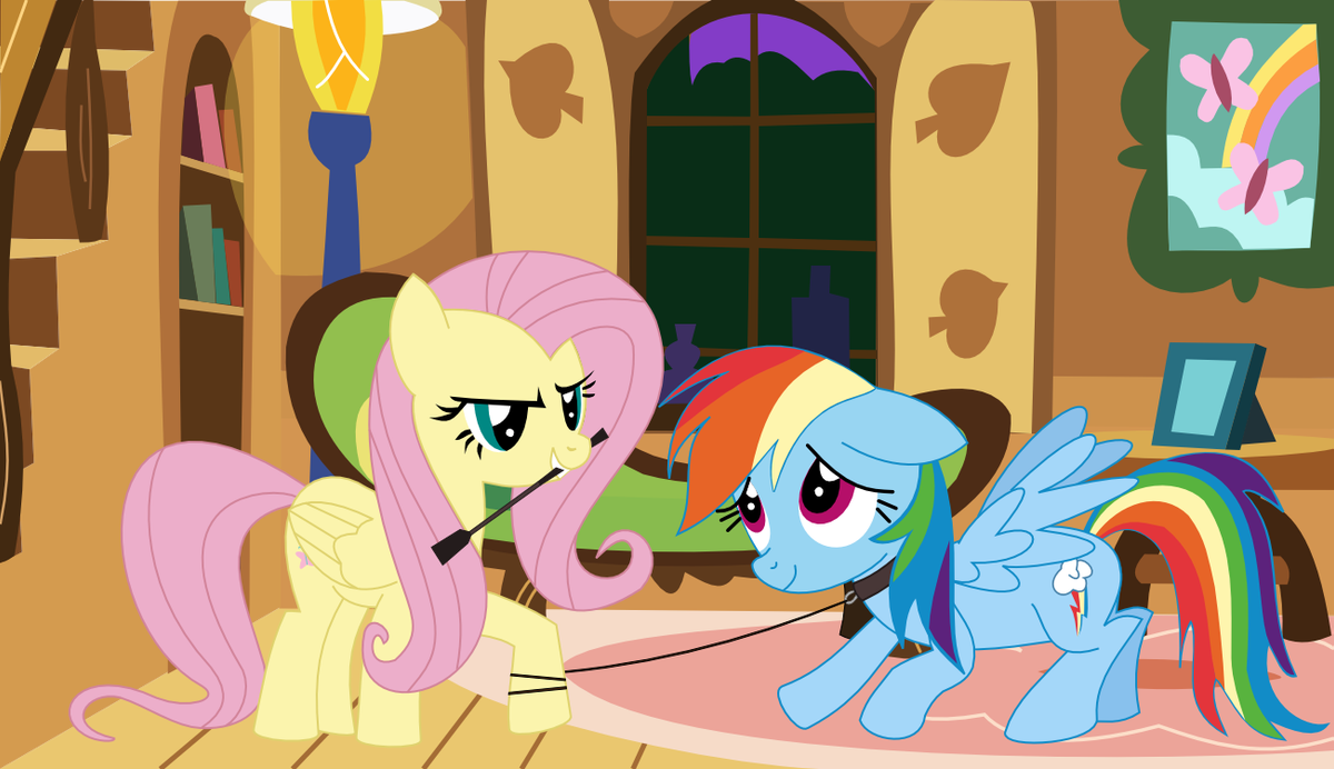 19298-bondagefluttershyrainbow dash