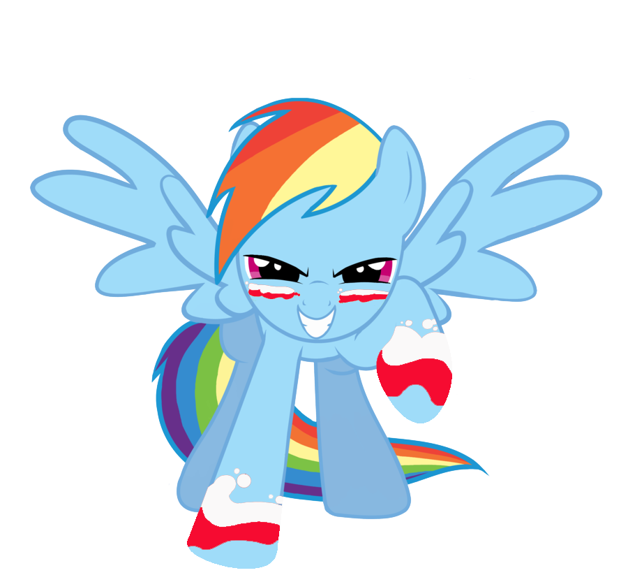 rainbow dash   polish national colours b