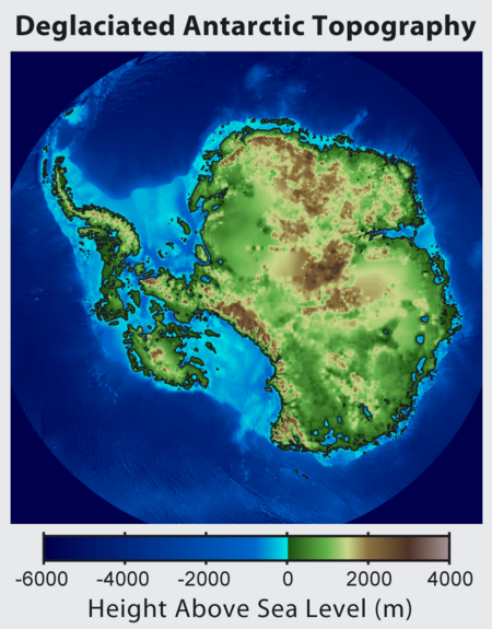 antarctica without ice sheet