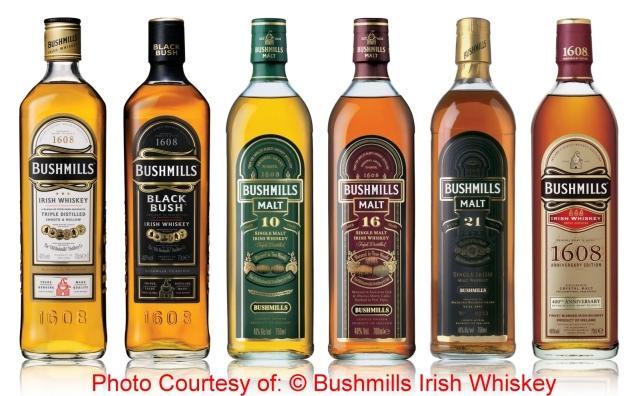 Bushmills Irish Whiskey Range