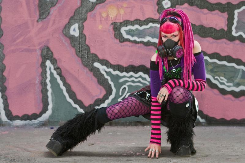 Cyber goth by LivingDreadDoll