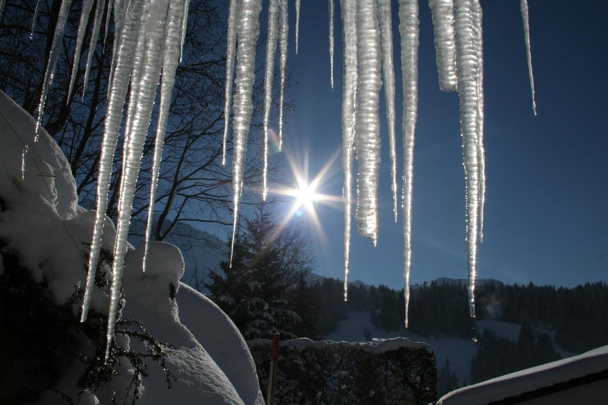 eis eiszapfen schnee schmelze