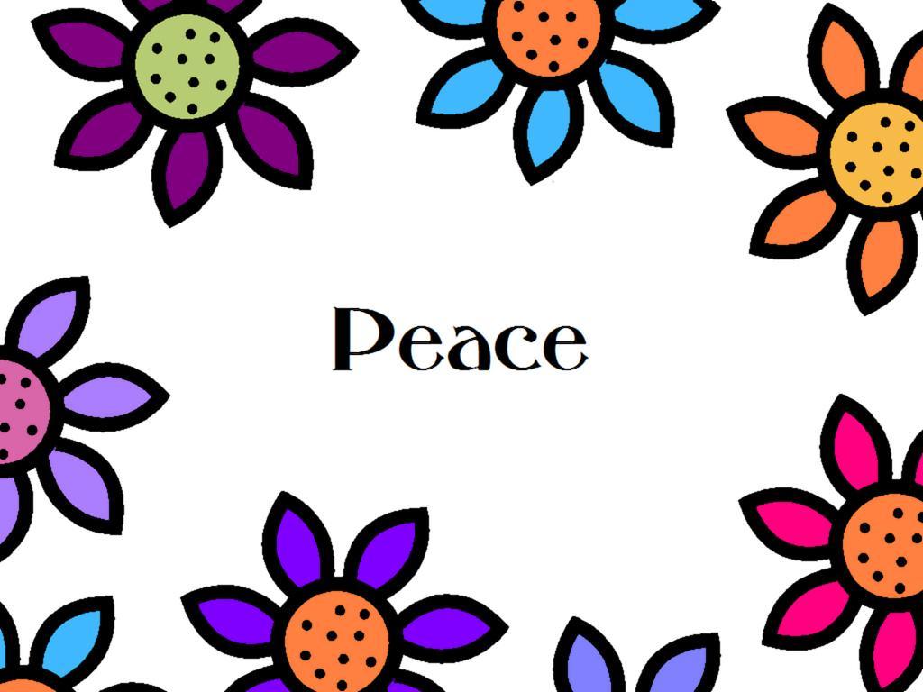 2411Peace Flowers