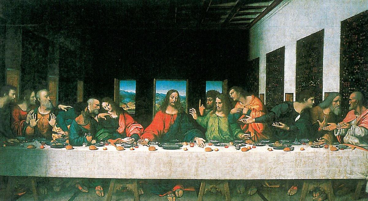 Last supper copy by unknown artist